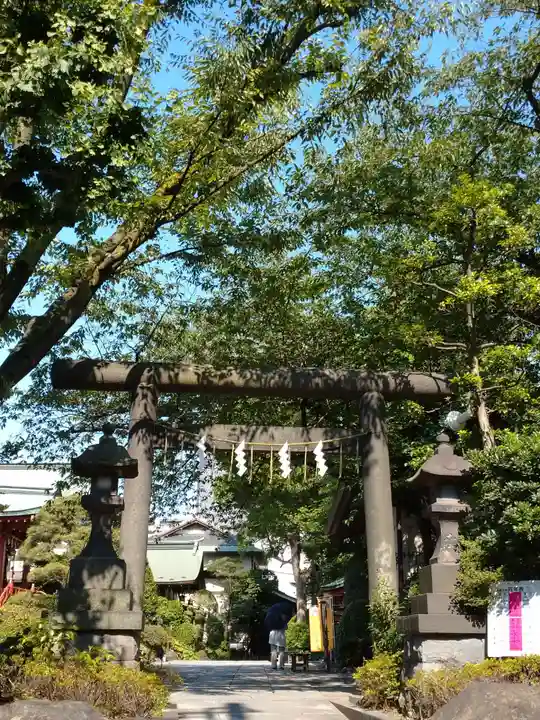 東大島神社の鳥居
