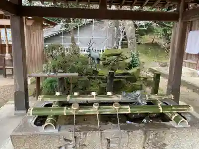 春日神社の手水舎