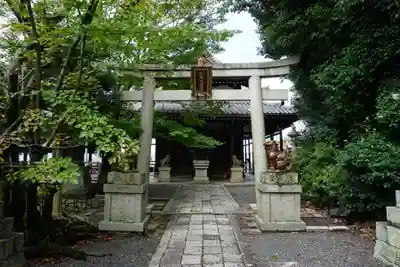 智積院妙見堂の鳥居