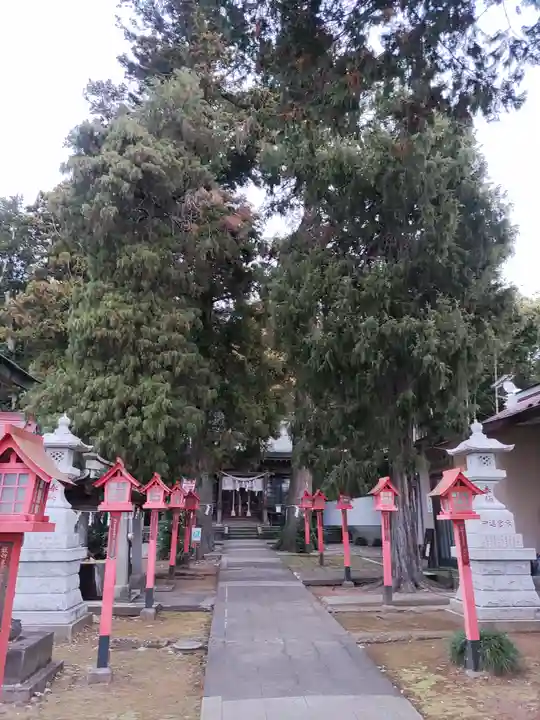 平出雷電神社の景色