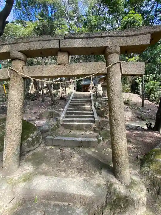 早瀧比咩神社の鳥居