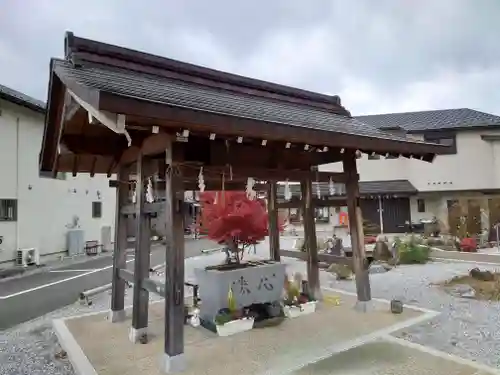 眞中神社の手水