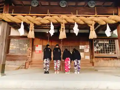 川田八幡神社の本殿・本堂