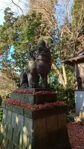 三祖神社（奥宮）の狛犬