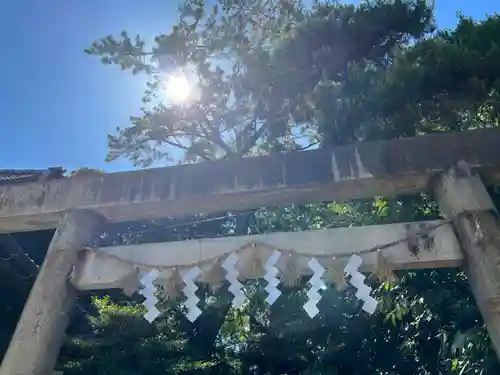 諏訪神社の鳥居