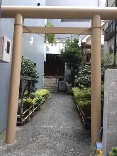 天祖神社の鳥居