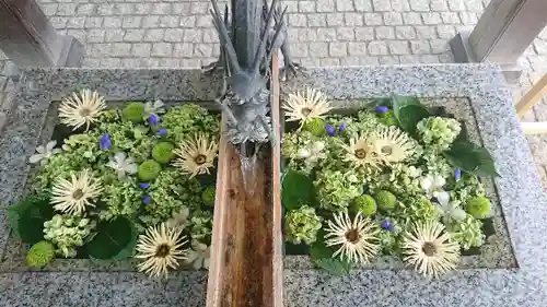 川越八幡宮の手水舎