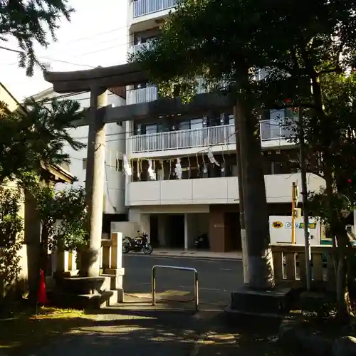 江島杉山神社の鳥居