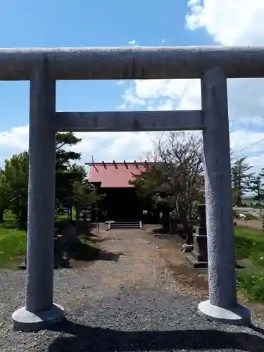 対雁通相馬神社の鳥居