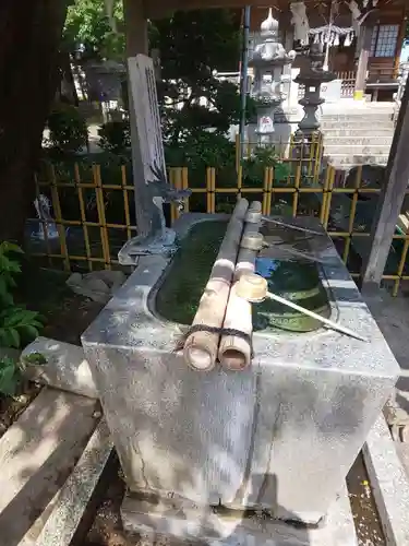 栗原神社の手水舎
