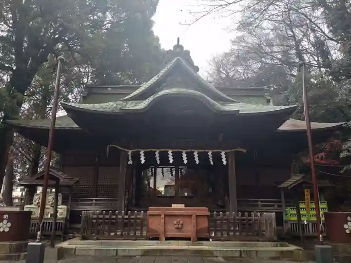 谷保天満宮の本殿・本堂