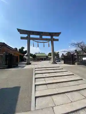 難波大社 生國魂神社の鳥居