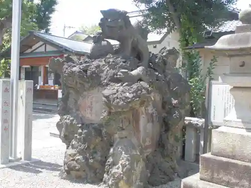 お三の宮日枝神社の狛犬