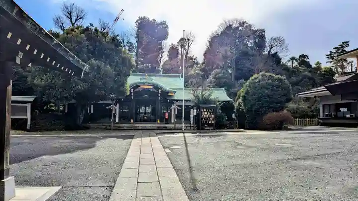 白金氷川神社の本殿・本堂
