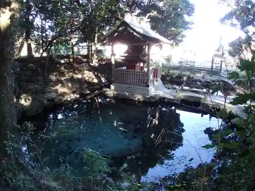 泉神社の庭園