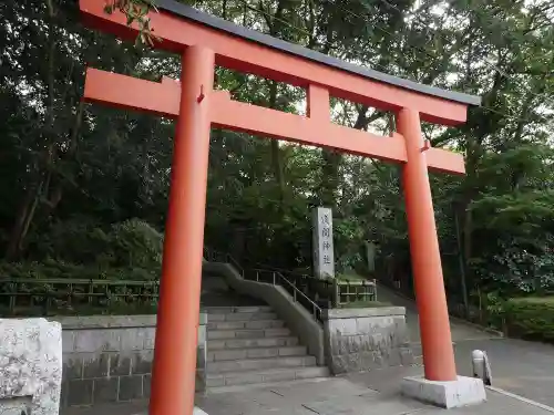 稲毛浅間神社の鳥居