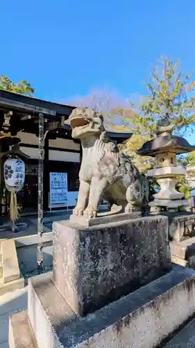 登渡神社の狛犬