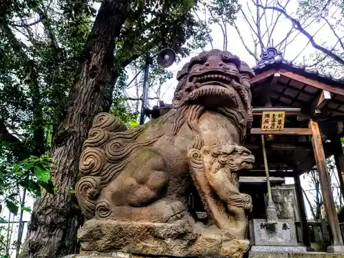 蝮ヶ池八幡宮の狛犬