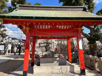 綱敷天満宮の手水舎