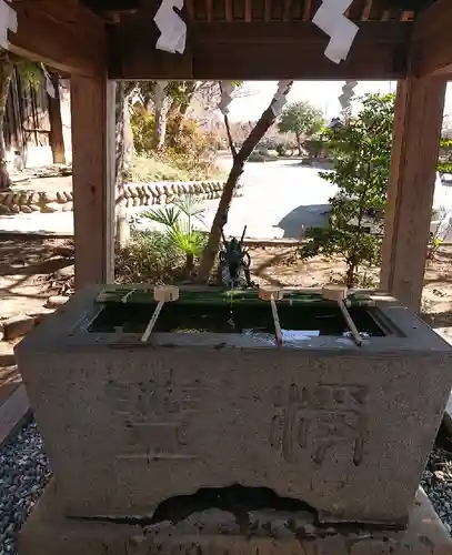 北本氷川神社の手水