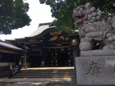 穴八幡宮の狛犬