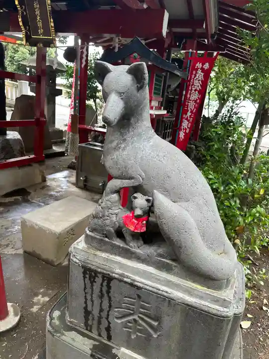 花園神社の狛犬