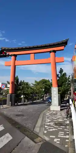 鶴嶺八幡宮の鳥居