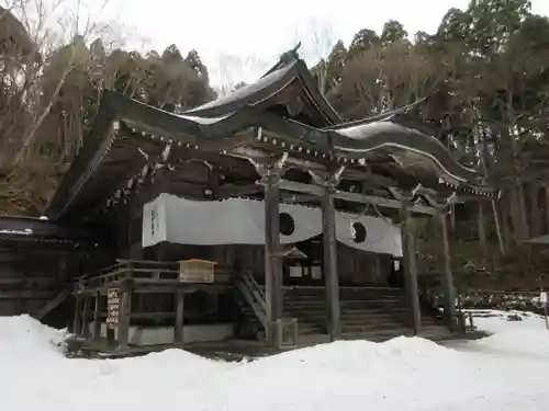 戸隠神社中社の本殿・本堂