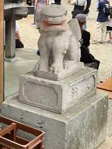 浅原神社の狛犬