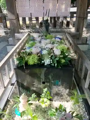 江南神社の手水舎