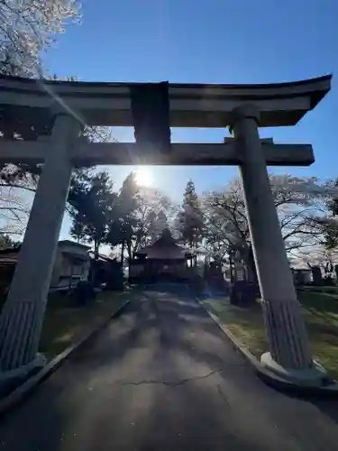 弘前八坂神社の鳥居