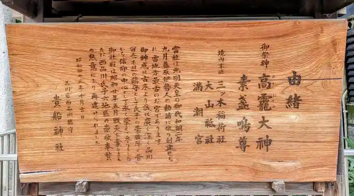 品川貴船神社(東京都)