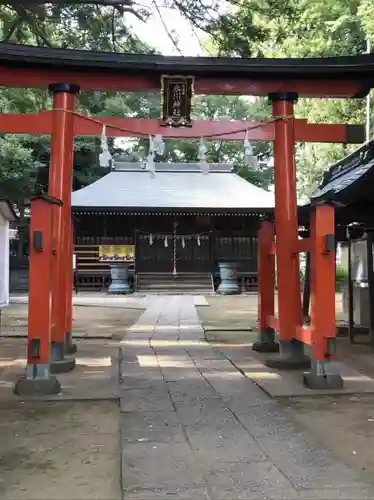 大谷場氷川神社の鳥居