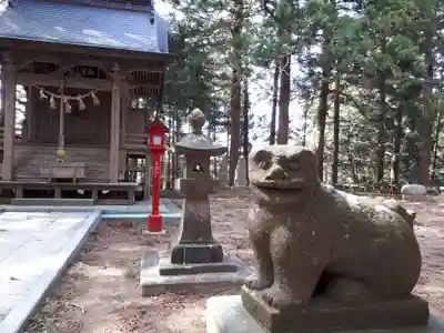 御賀八幡宮の狛犬