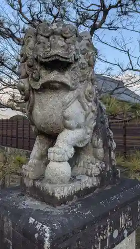 津島社（大草津島神社）の狛犬