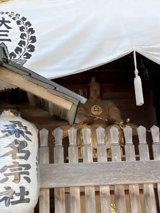桑名宗社(春日神社)の像