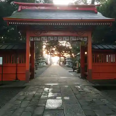 息栖神社の山門・神門