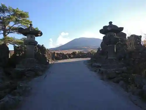 寛永寺別院浅間山観音堂の景色