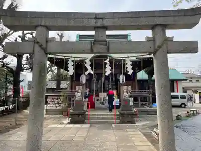 久富稲荷神社の鳥居