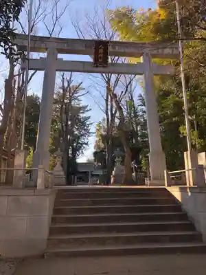 荻窪八幡神社の鳥居