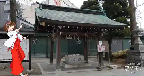 亀有香取神社の手水舎