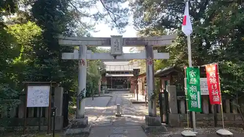 忍　諏訪神社・東照宮　の鳥居