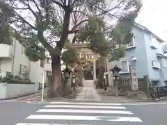 中目黒八幡神社の鳥居