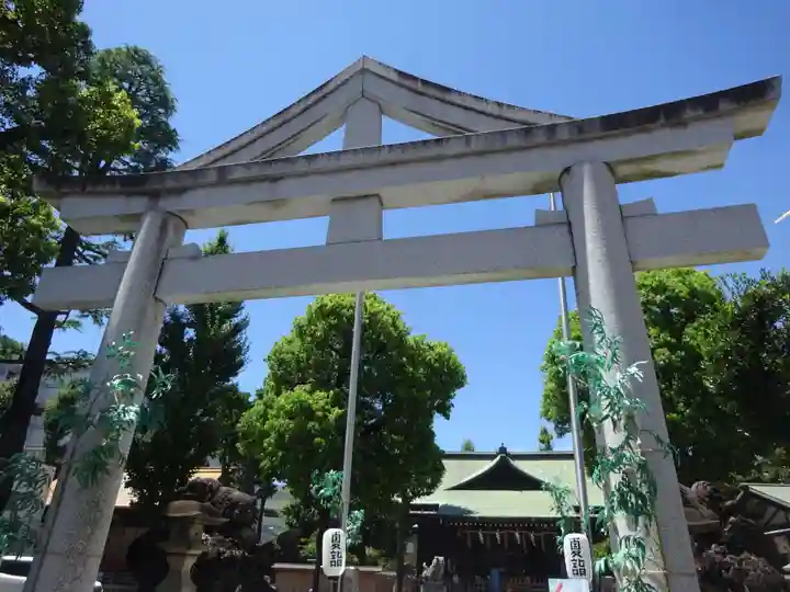 お三の宮日枝神社の鳥居