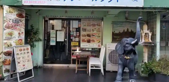 千駄ヶ谷三峯神社の周辺