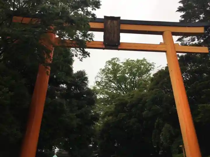 川越氷川神社の鳥居