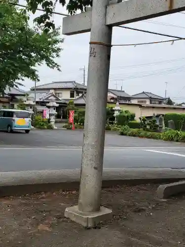雷電神社の周辺