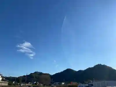 土田白鬚神社の景色