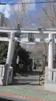 越谷香取神社の鳥居