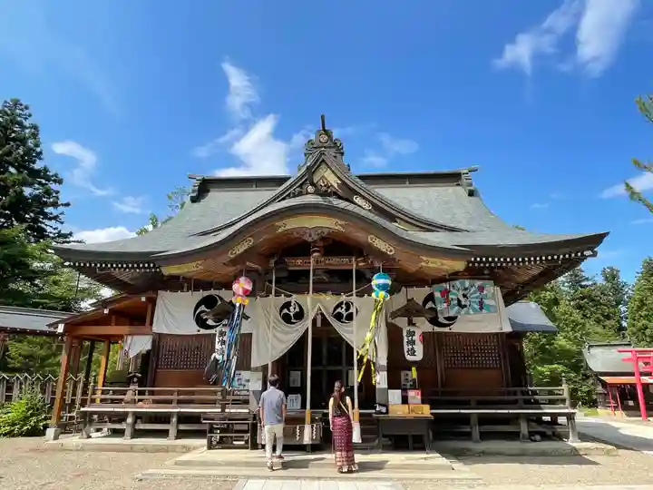 寒河江八幡宮の本殿・本堂